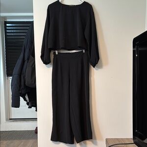 Black Women's Pants & Jumpsuit Set